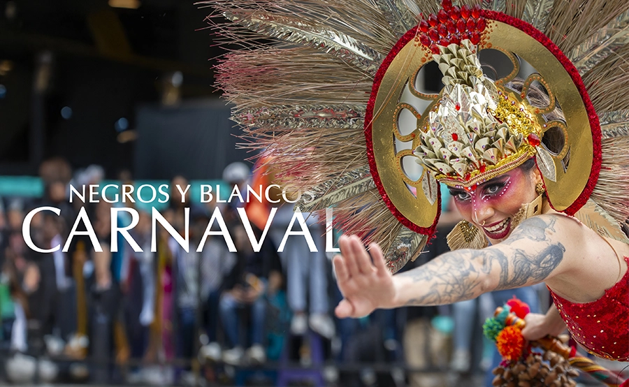 carnaval de blancos y negros